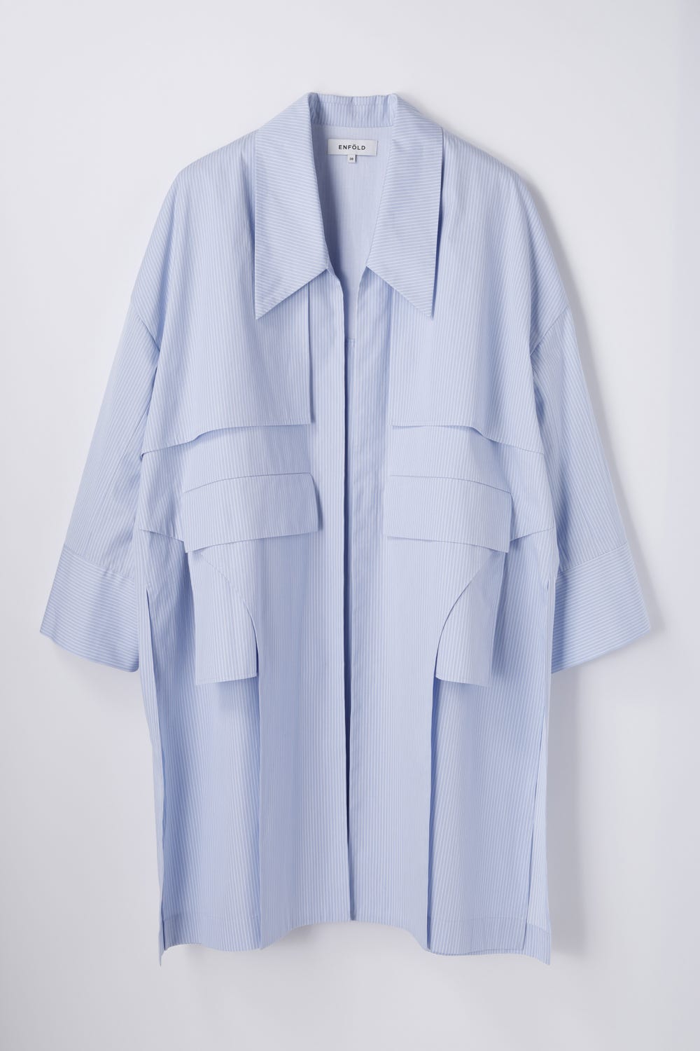SHIRT JACKET L/BLU 38