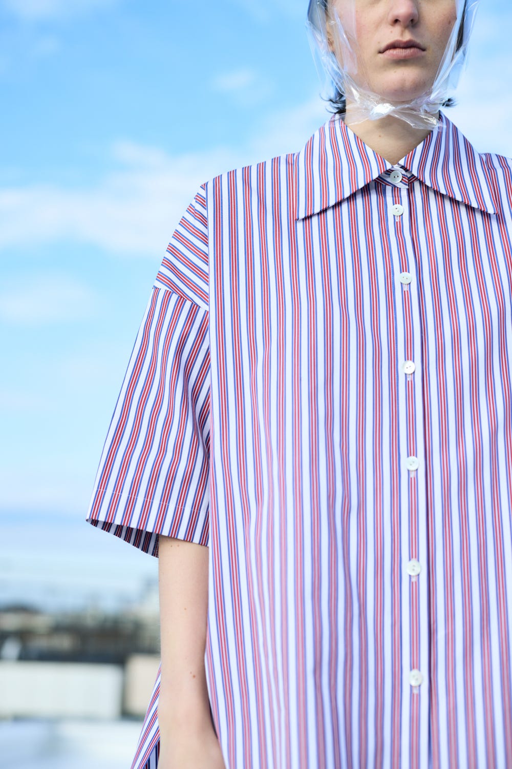 BOX SHIRT RED 38