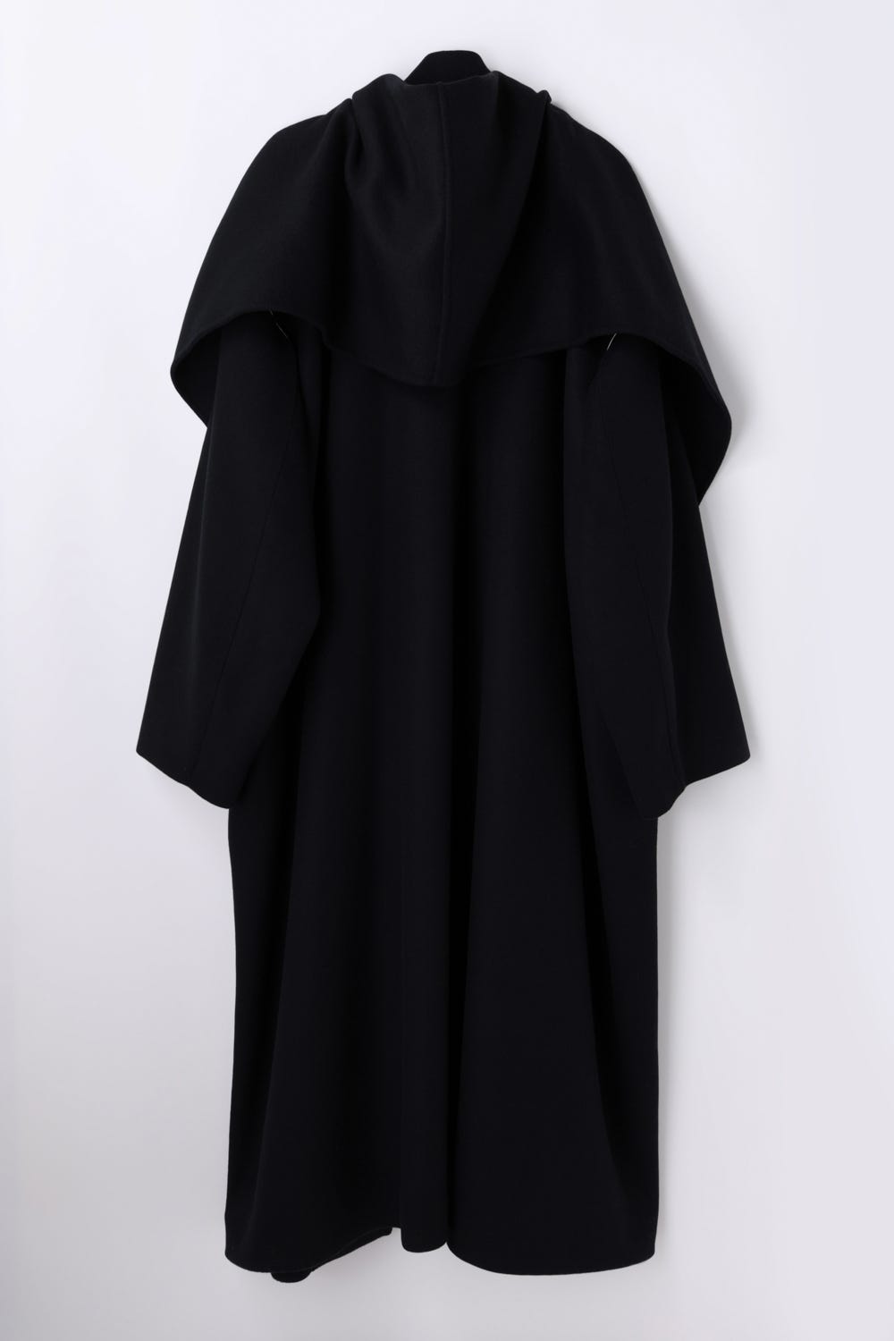SCARF COAT BLK 36