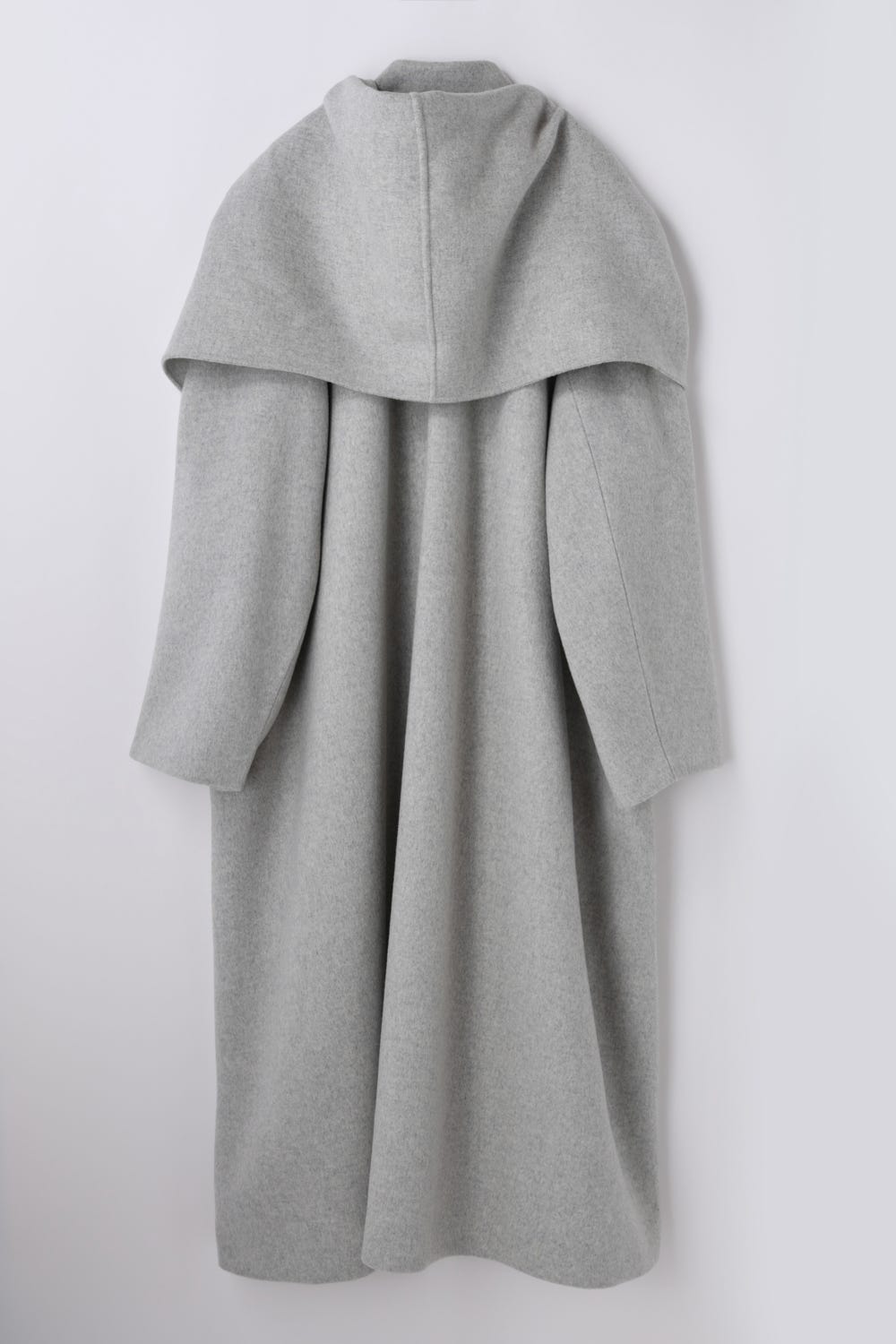 SCARF COAT T.GRY 36