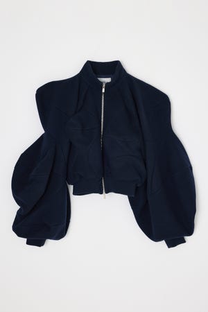 CARVING CROPPED JACKET