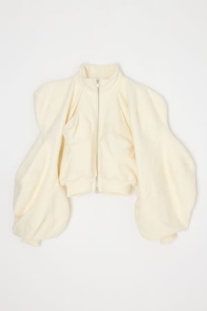 CARVING CROPPED JACKET