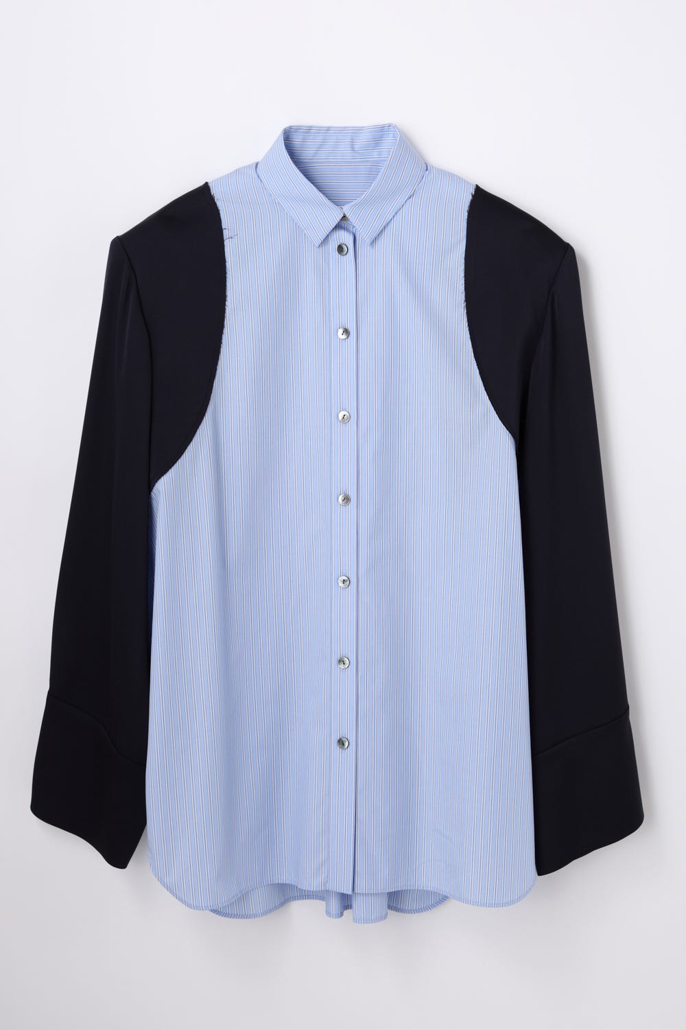 PATTERNING SHIRT L/BLU 38