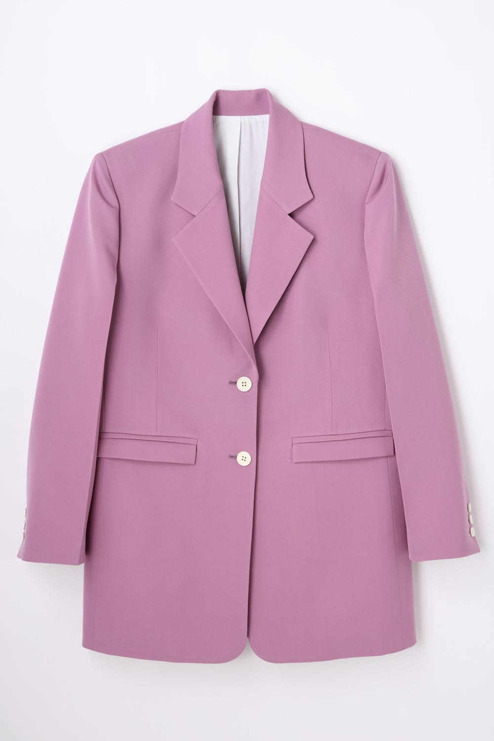 BOX OVER TAILORED JACKET D/PNK 38