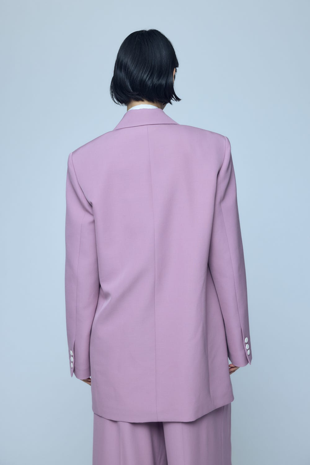 BOX OVER TAILORED JACKET D/PNK 38