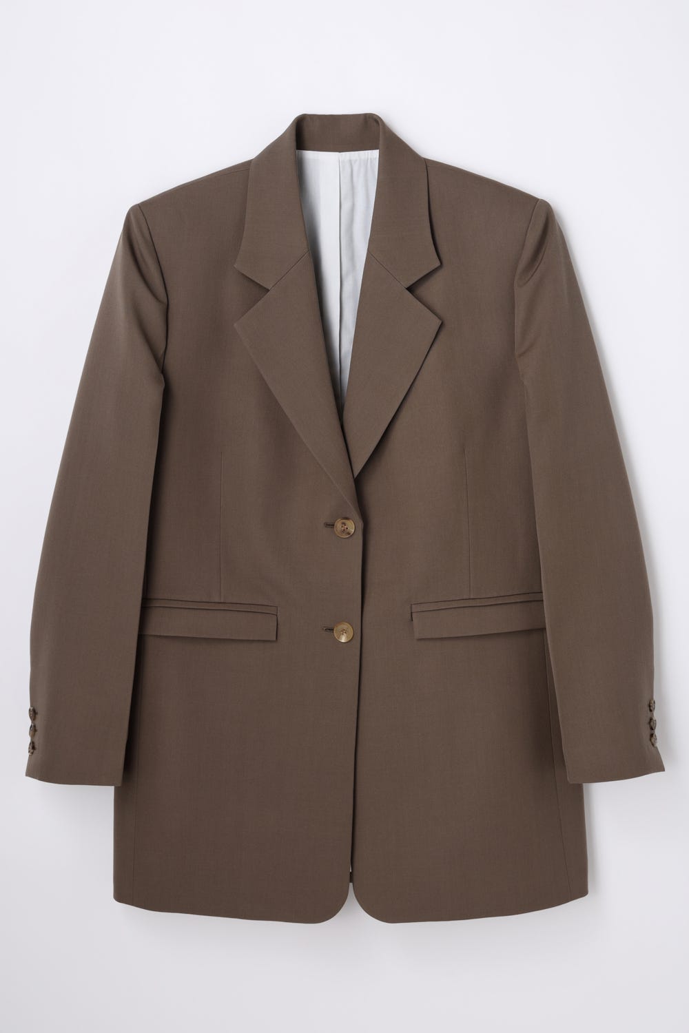 BOX OVER TAILORED JACKET M/BRN 36