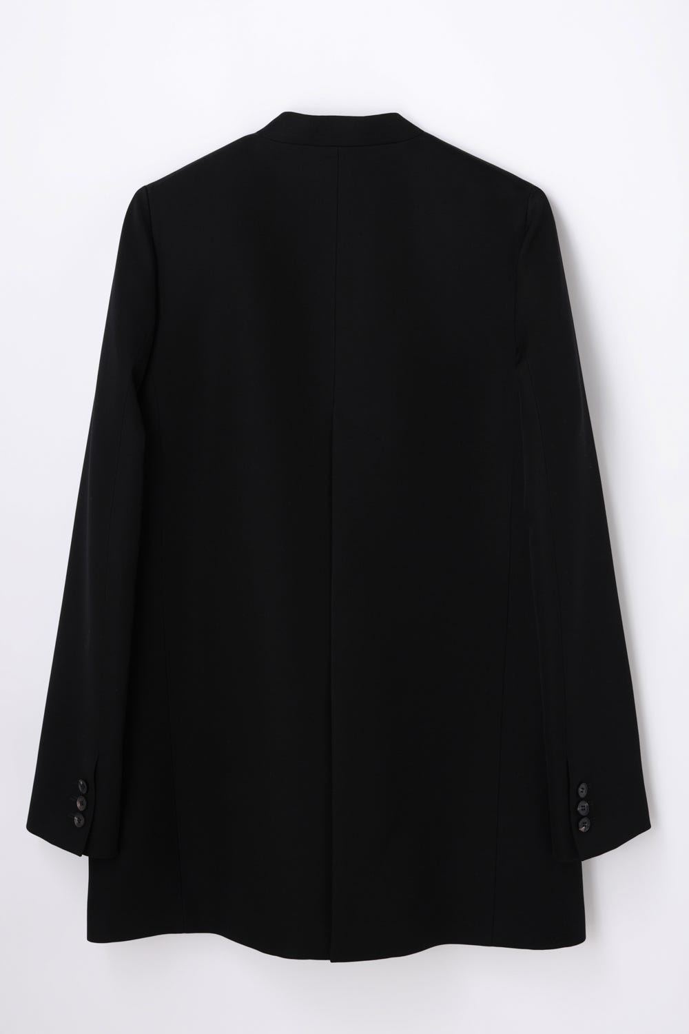 COLLARLESS JACKET BLK 36