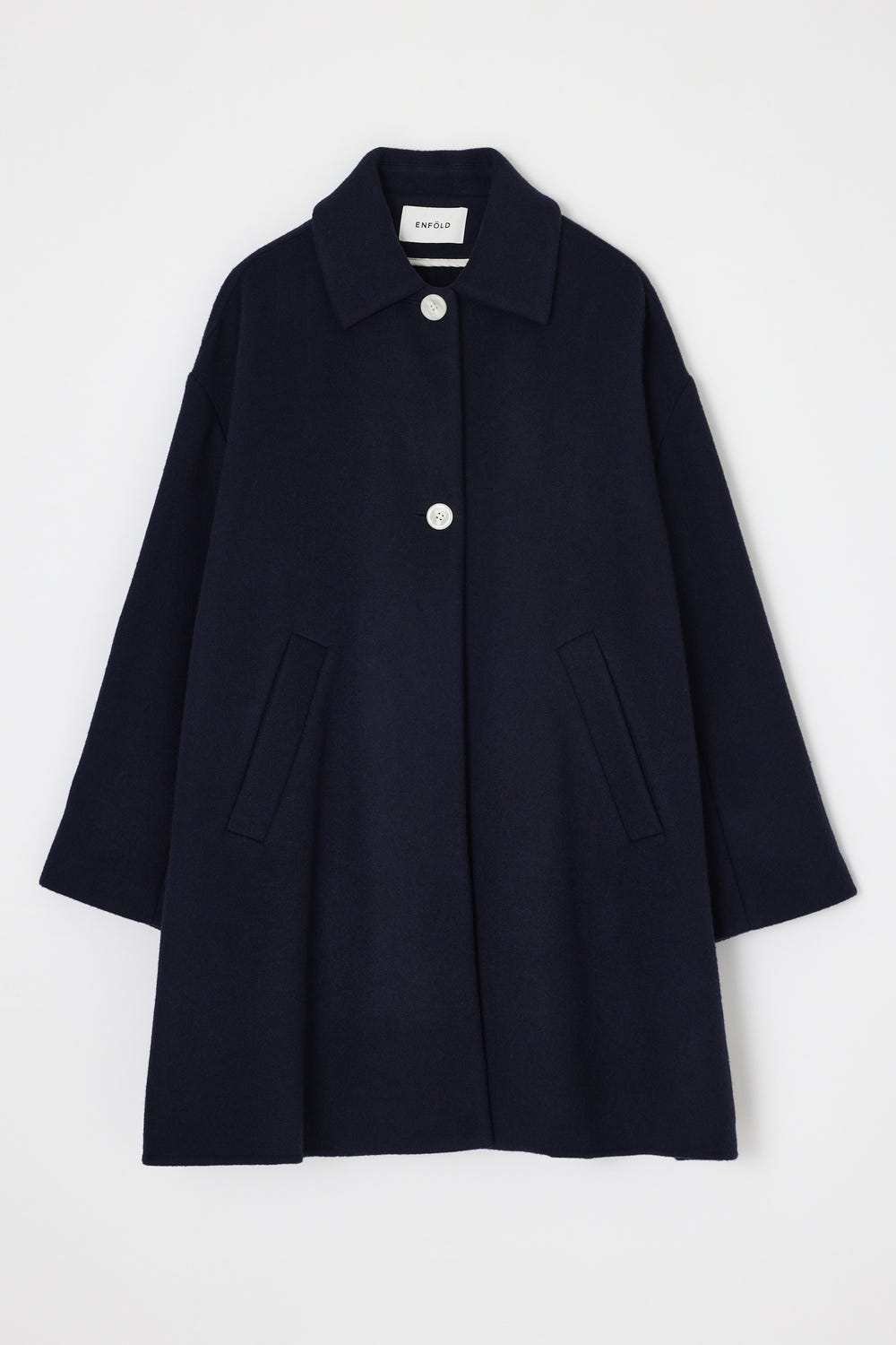 A-LINE COAT D/NVY 38