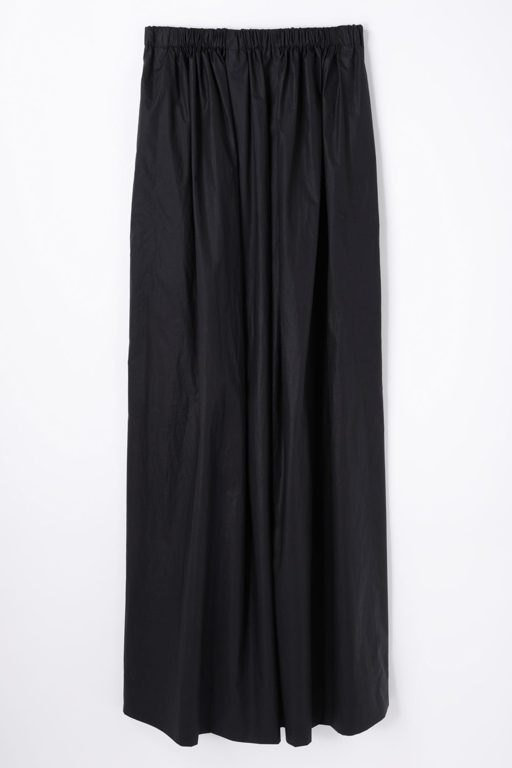 TUCK LONG-SKIRT BLK 38