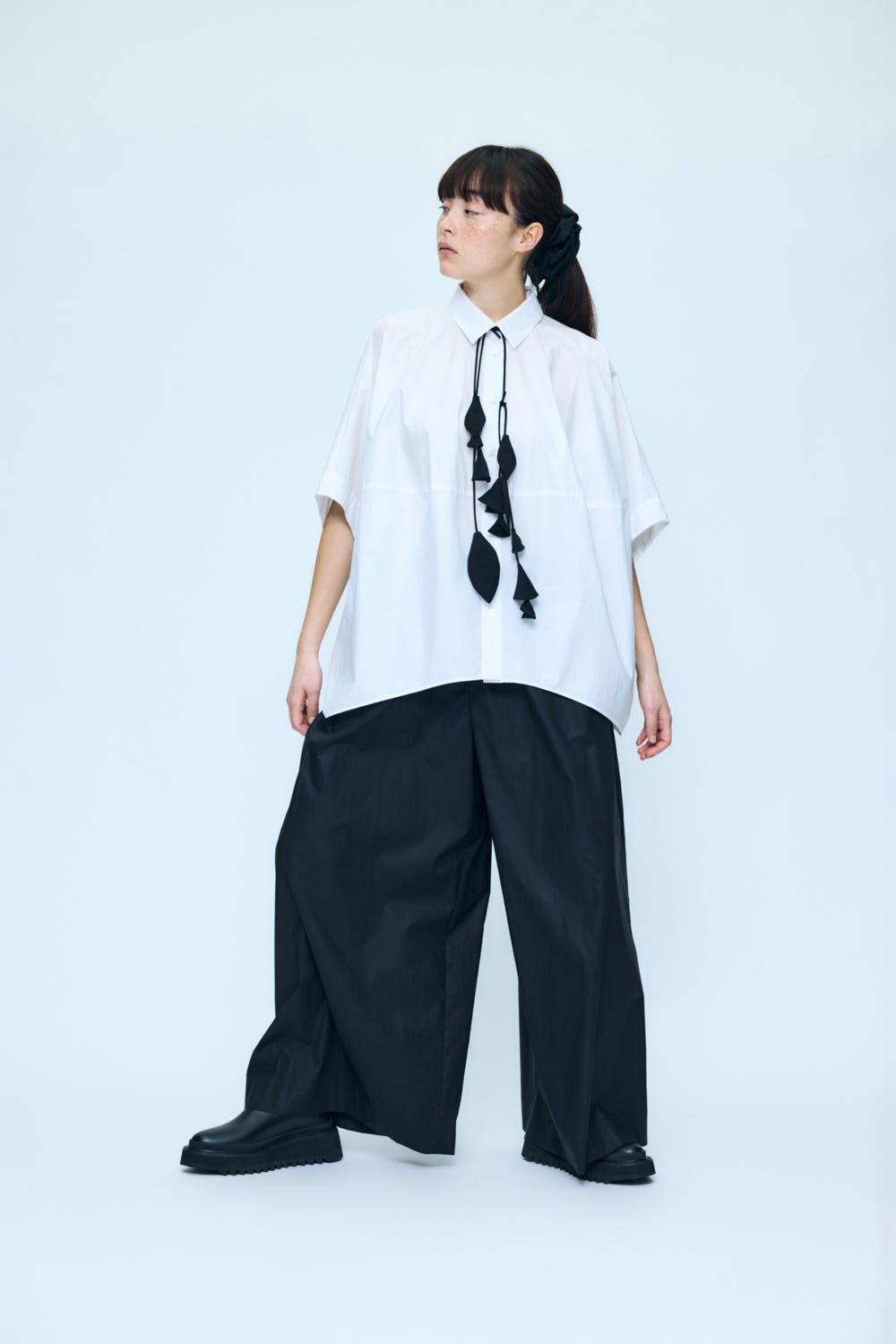 RELAX SUPER-WIDE-TROUSERS BLK 38