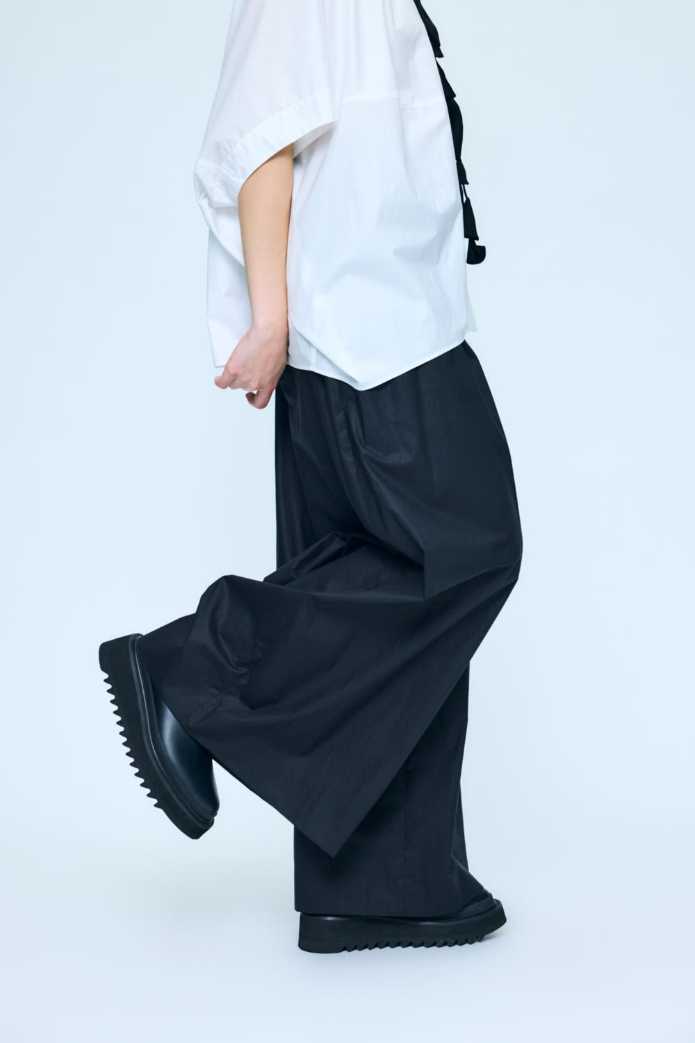 RELAX SUPER-WIDE-TROUSERS BLK 38