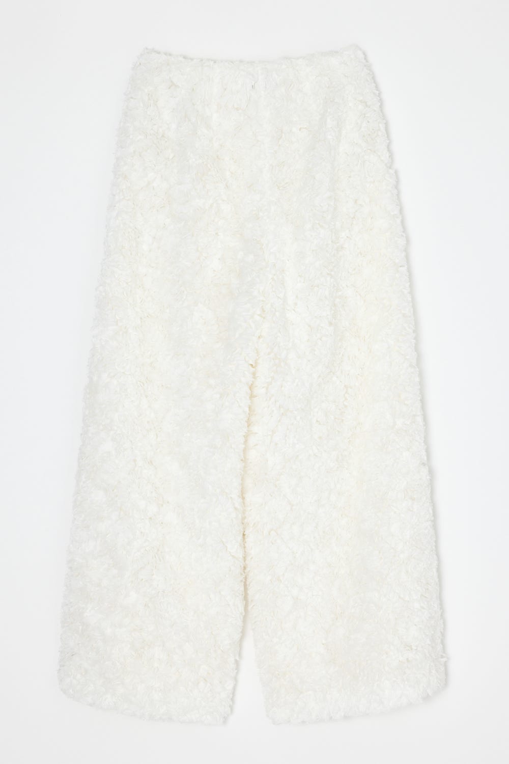 MINIMAL WIDE TROUSERS WHT 36