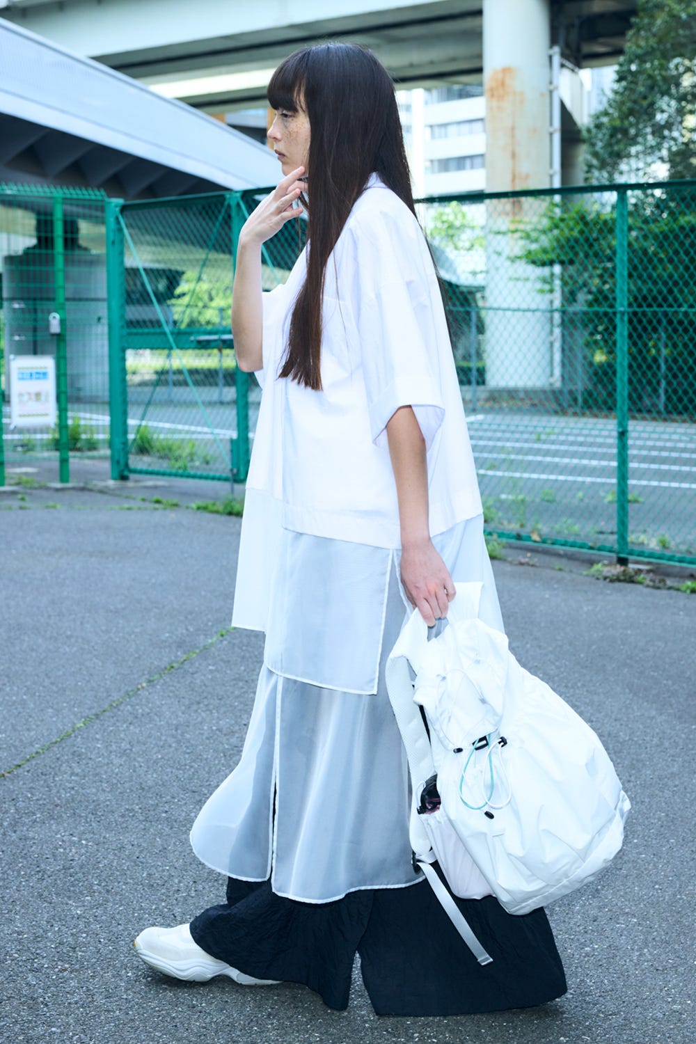 SKIRT PARTS WHT 36