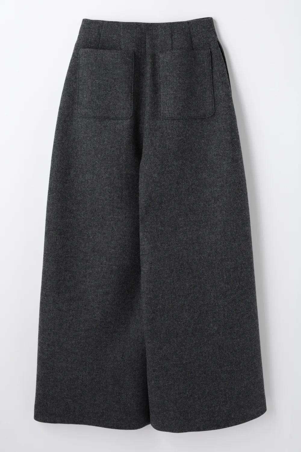 MINIMAL WIDE TROUSERS C.GRY 38