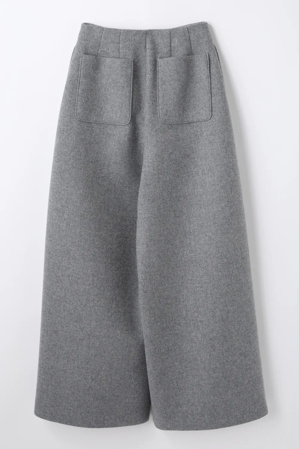 MINIMAL WIDE TROUSERS T.GRY 36