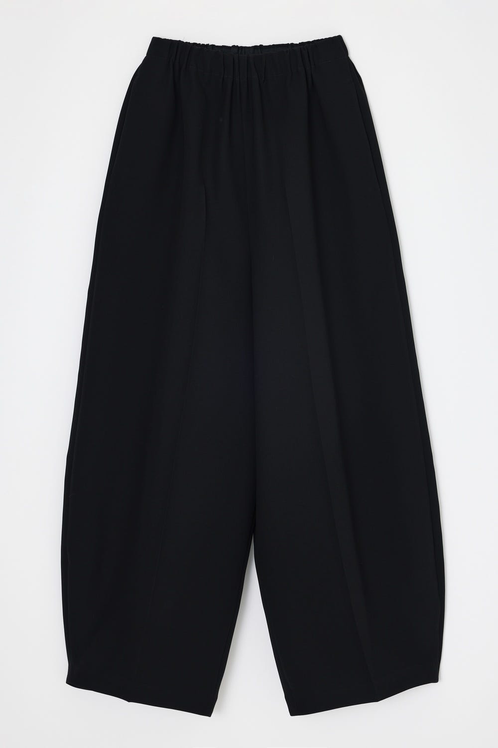 STRIGHT COCOON PANTS BLK 38