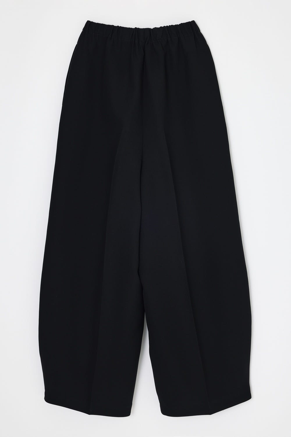 STRIGHT COCOON PANTS BLK 38