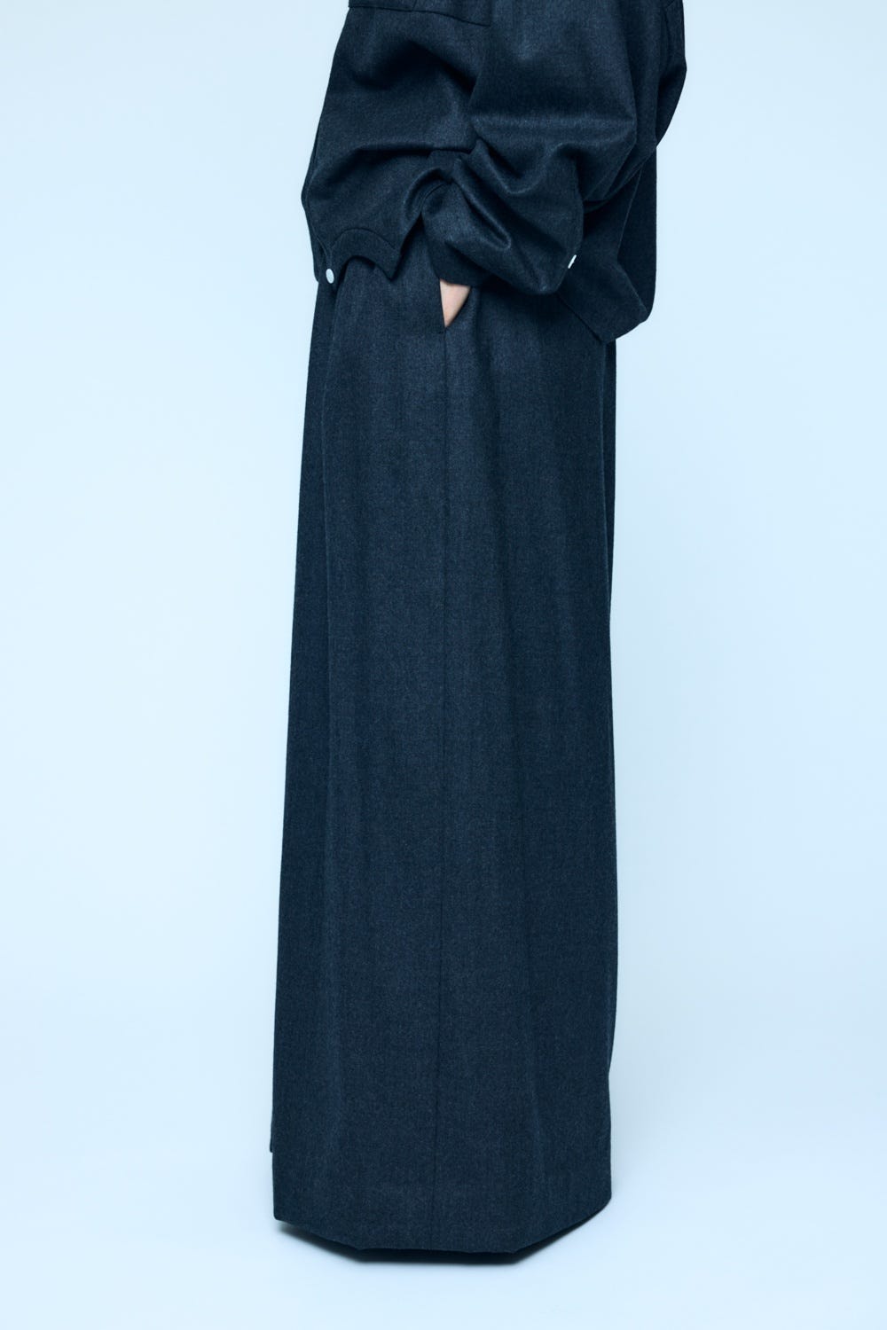 38 EASY WIDE PANTS C.GRY 34