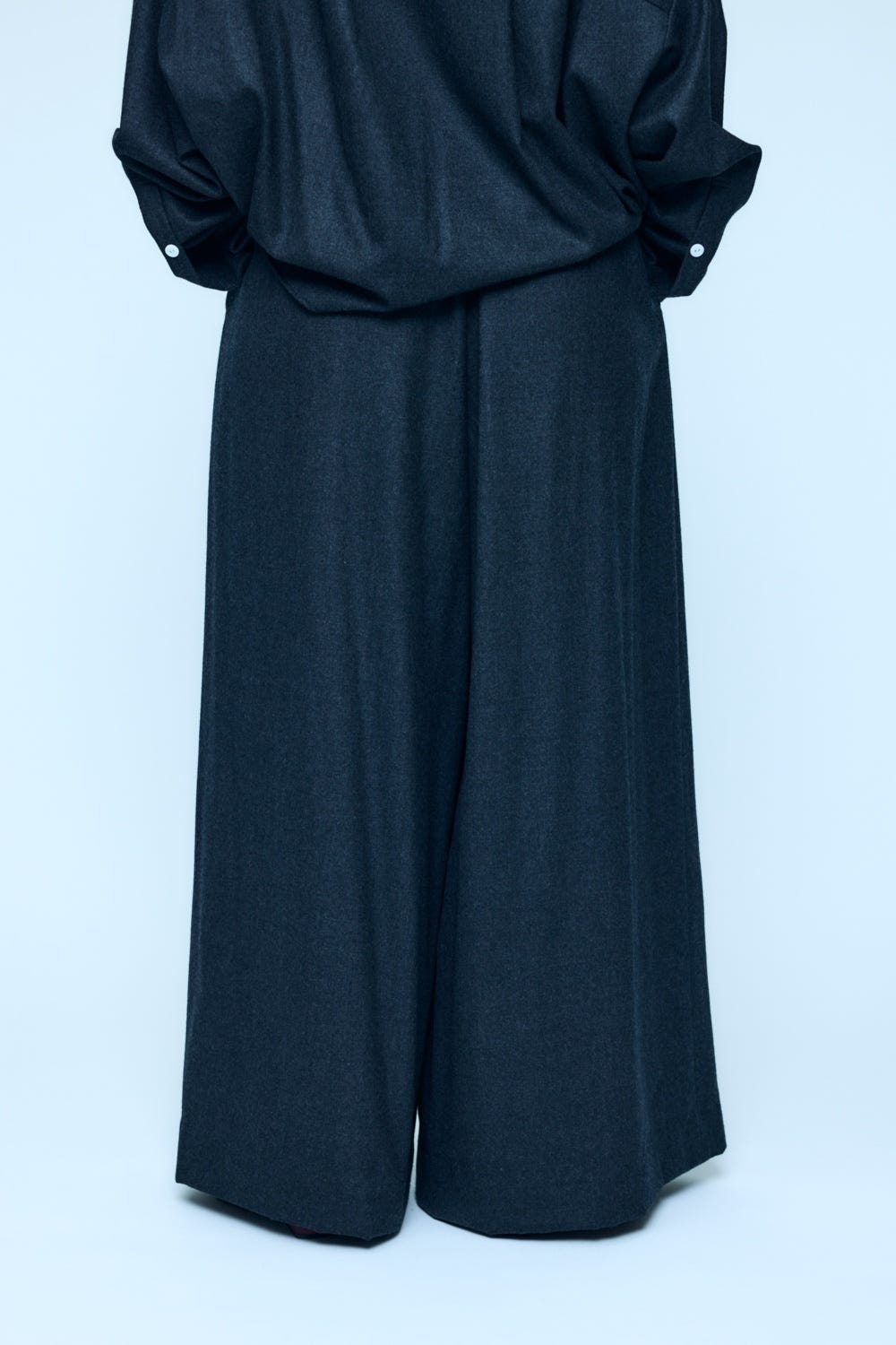 38 EASY WIDE PANTS C.GRY 34