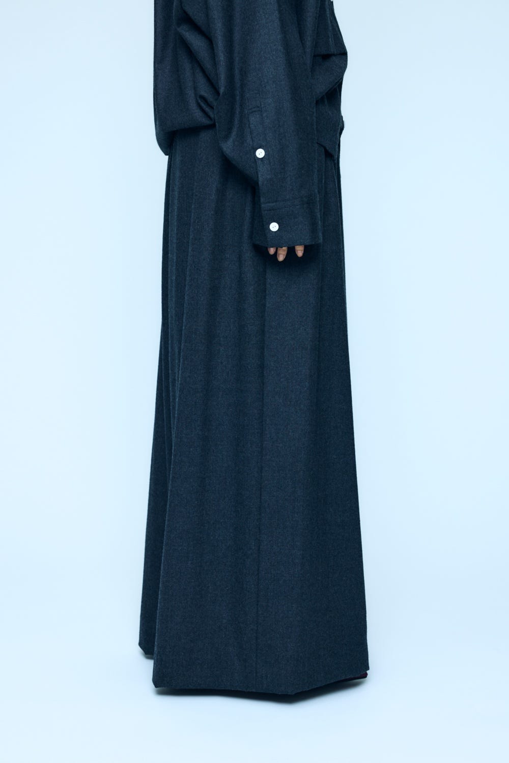38 EASY WIDE PANTS C.GRY 34