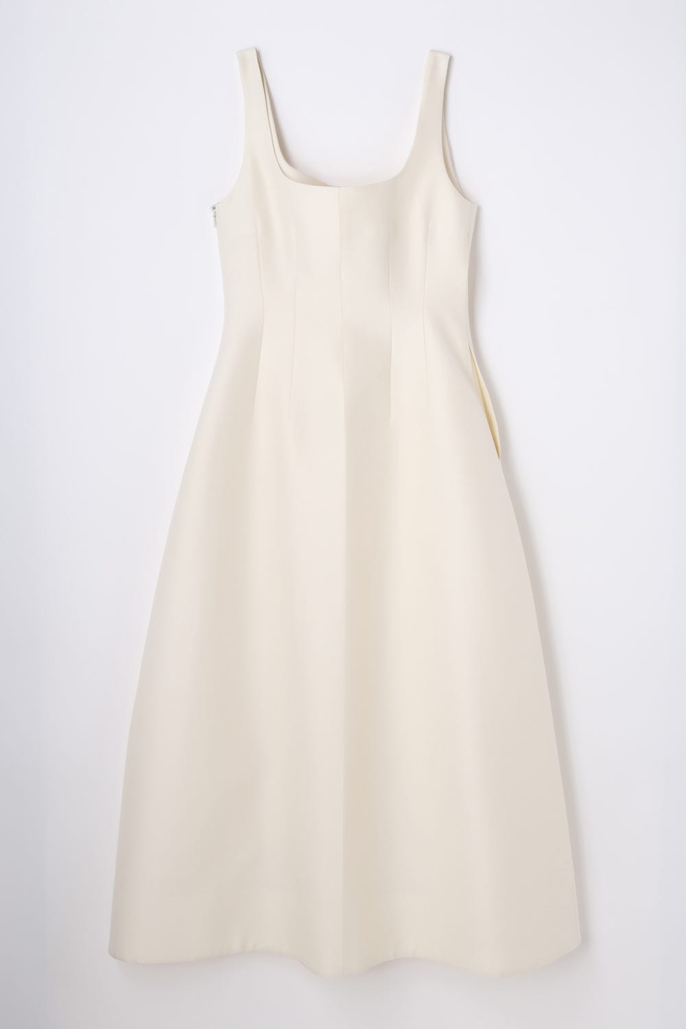 SLIP DRESS M/WHT 36