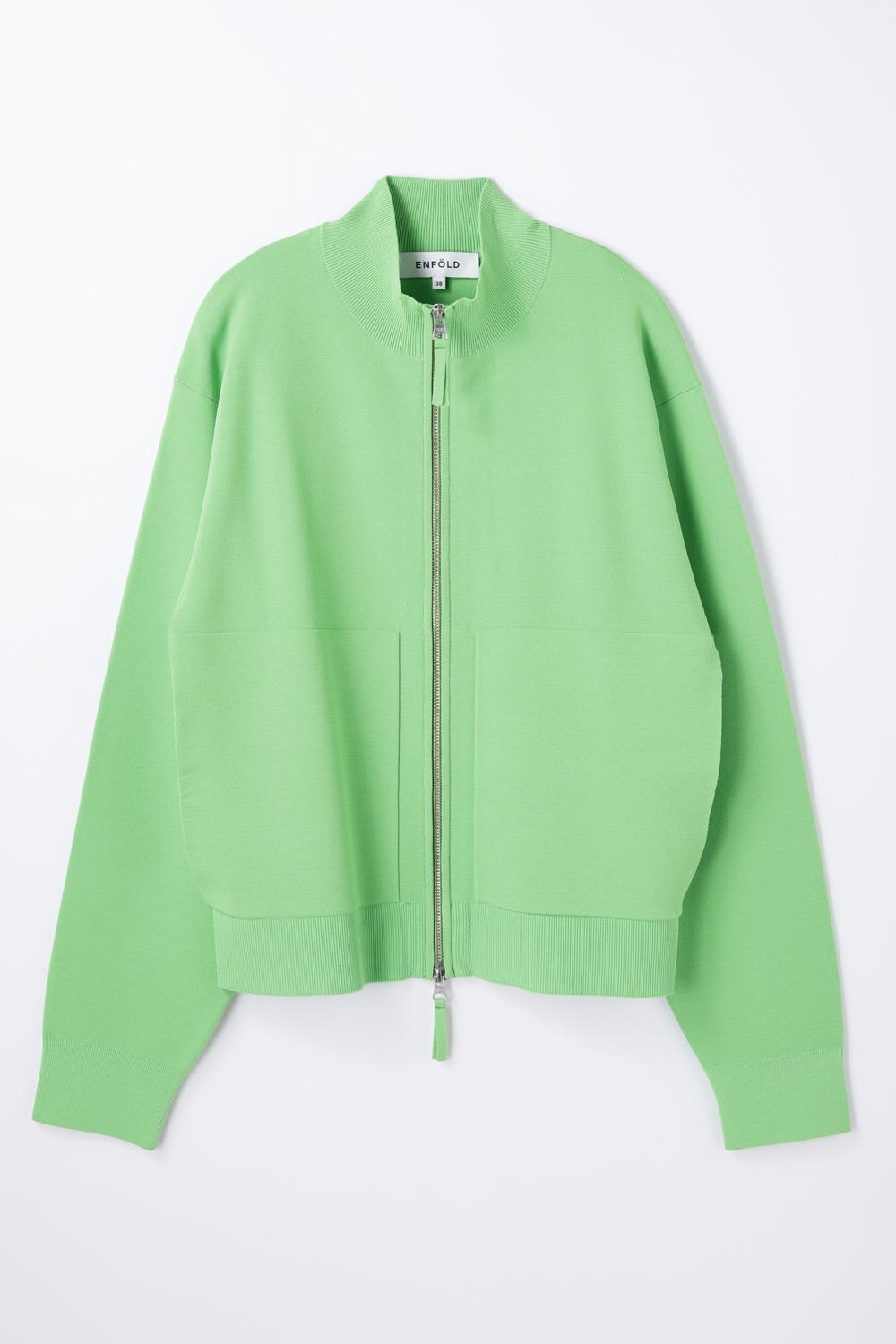 ZIP-UP BLOUSON L/GRN 38
