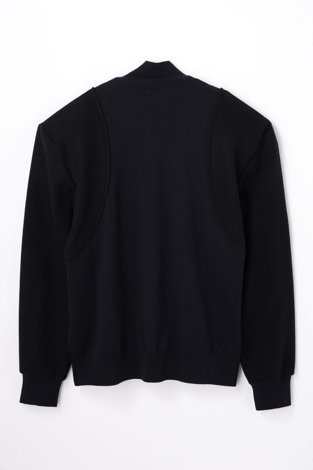 PATTERNING KNIT PULLOVER D/NVY 38