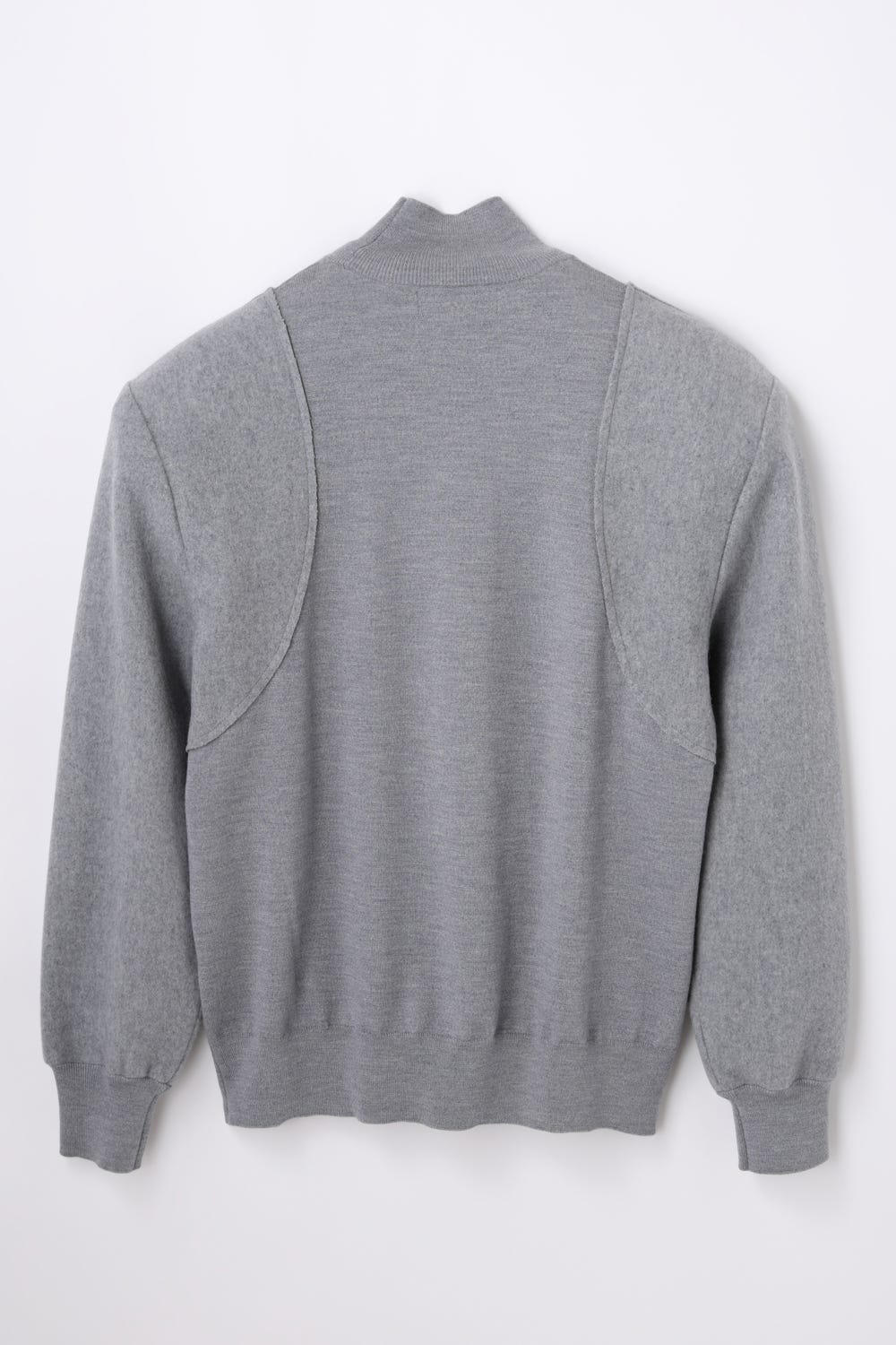 PATTERNING KNIT PULLOVER T.GRY 38