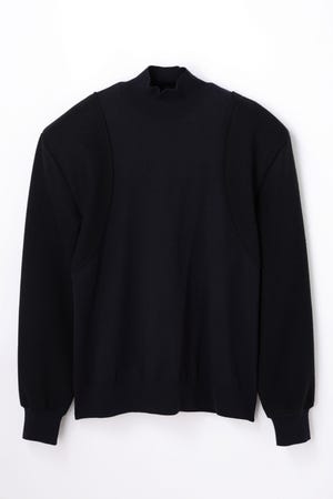 PATTERNING KNIT PULLOVER