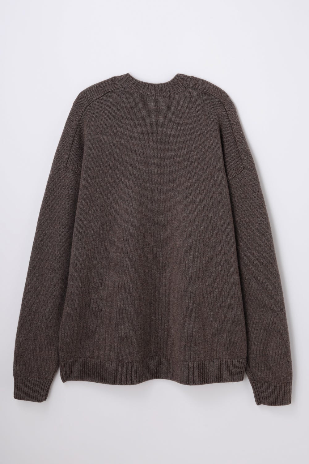 CREW-NECK PULLOVER M/BRN 38