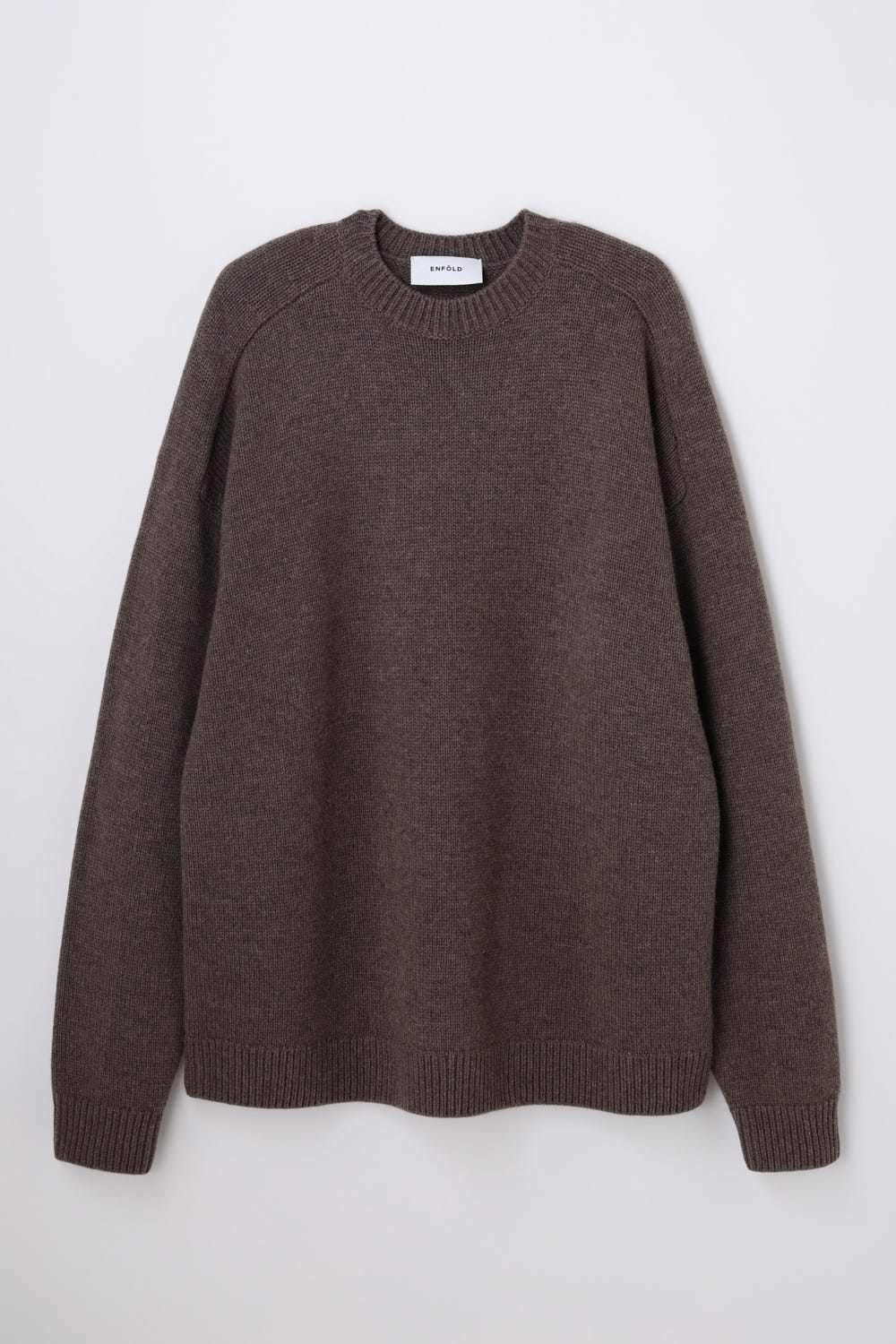 CREW-NECK PULLOVER M/BRN 38