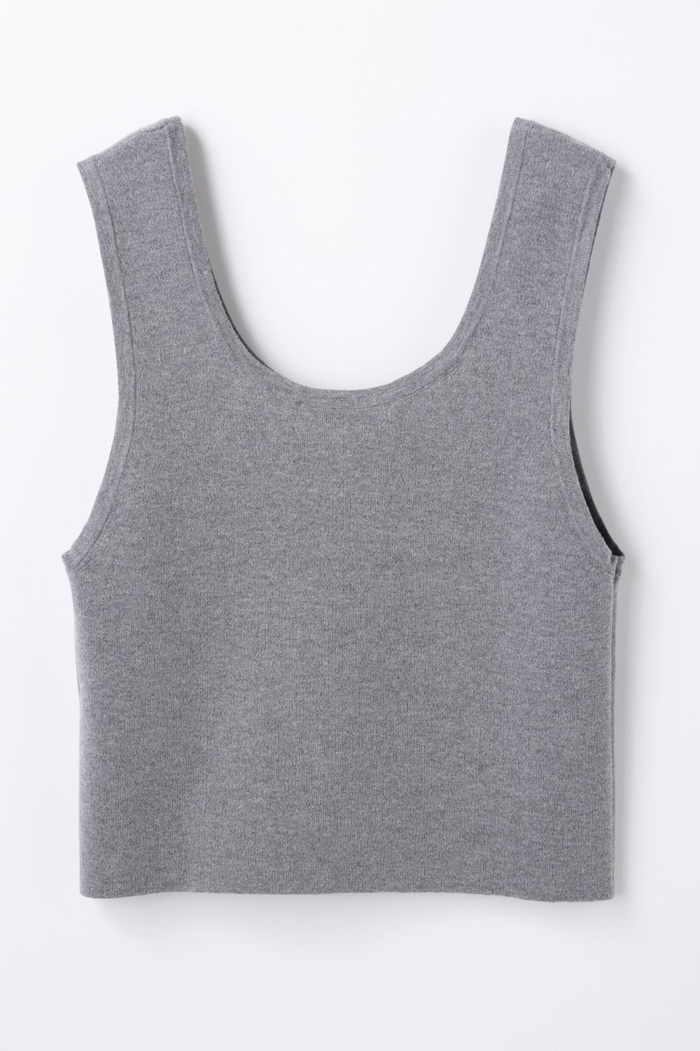 KNIT TANK-TOP C.GRY 38