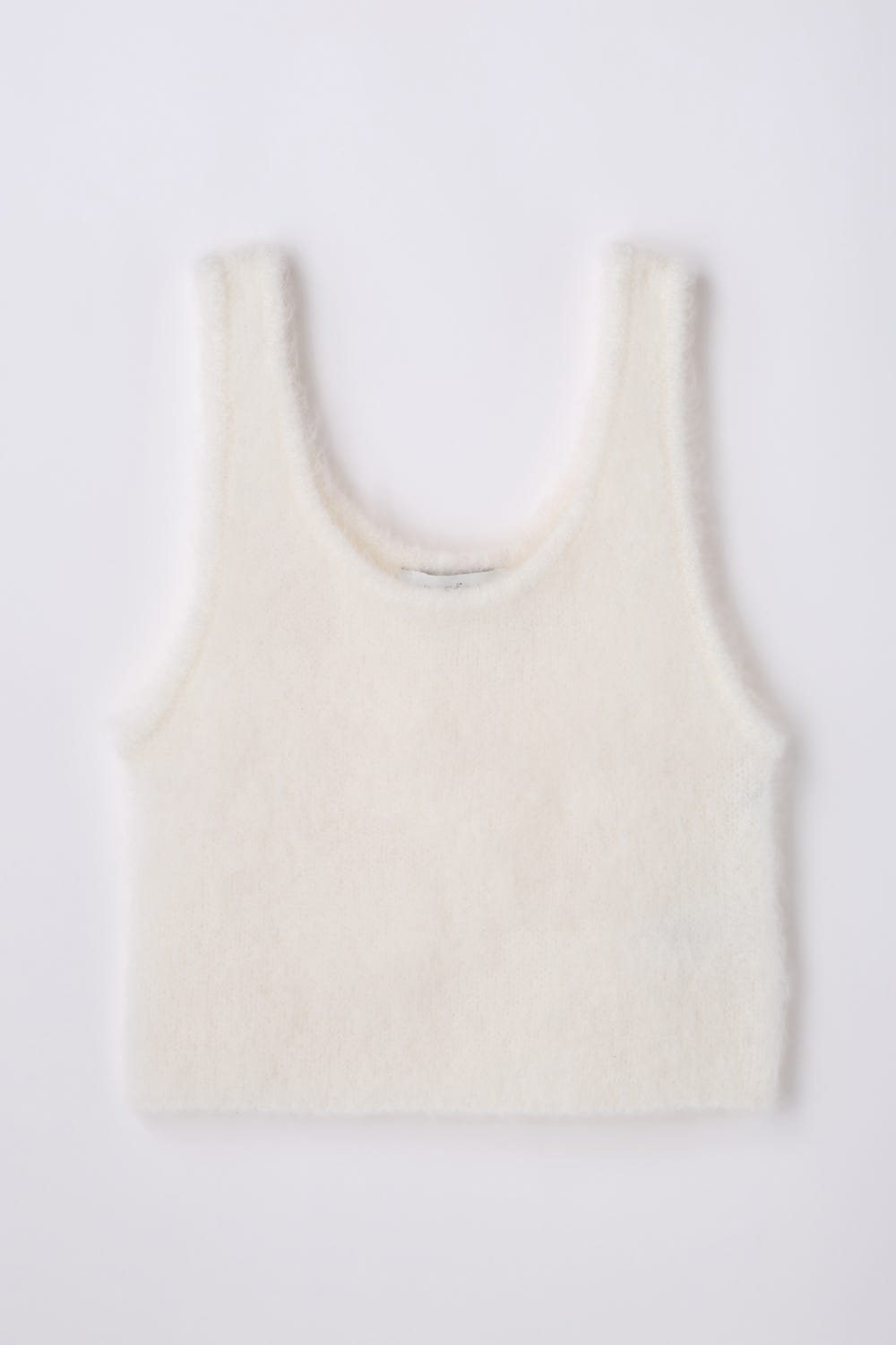 KNIT TANK-TOP WHT 38