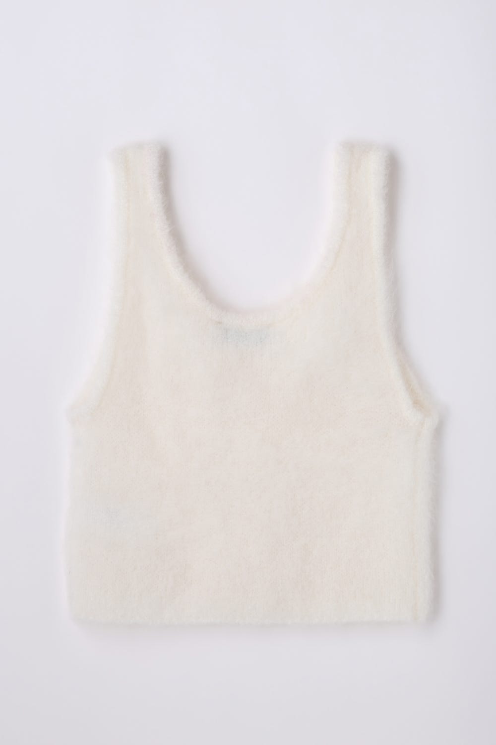 KNIT TANK-TOP WHT 38