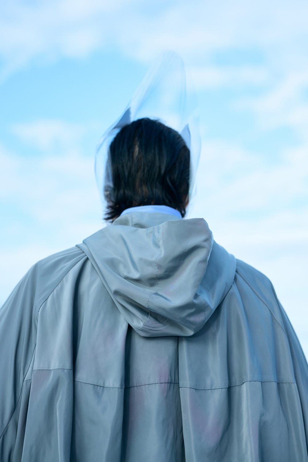 RAIN-CLOUD BLOUSON GRY 36