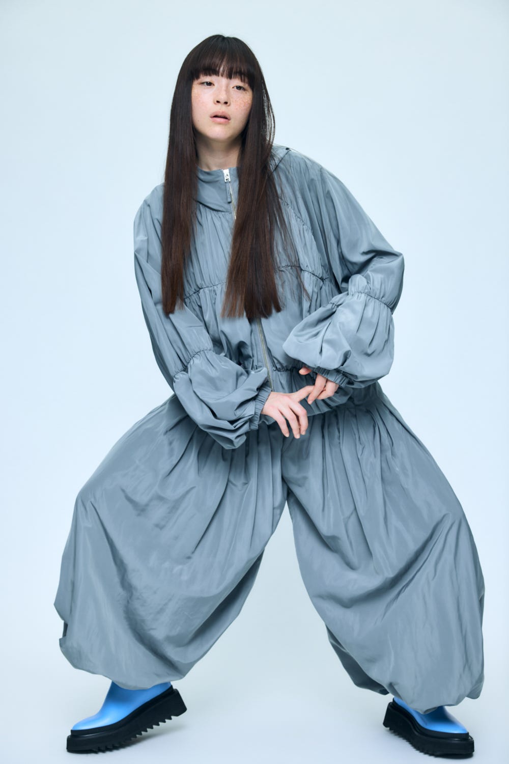 RAIN-CLOUD BLOUSON GRY 36