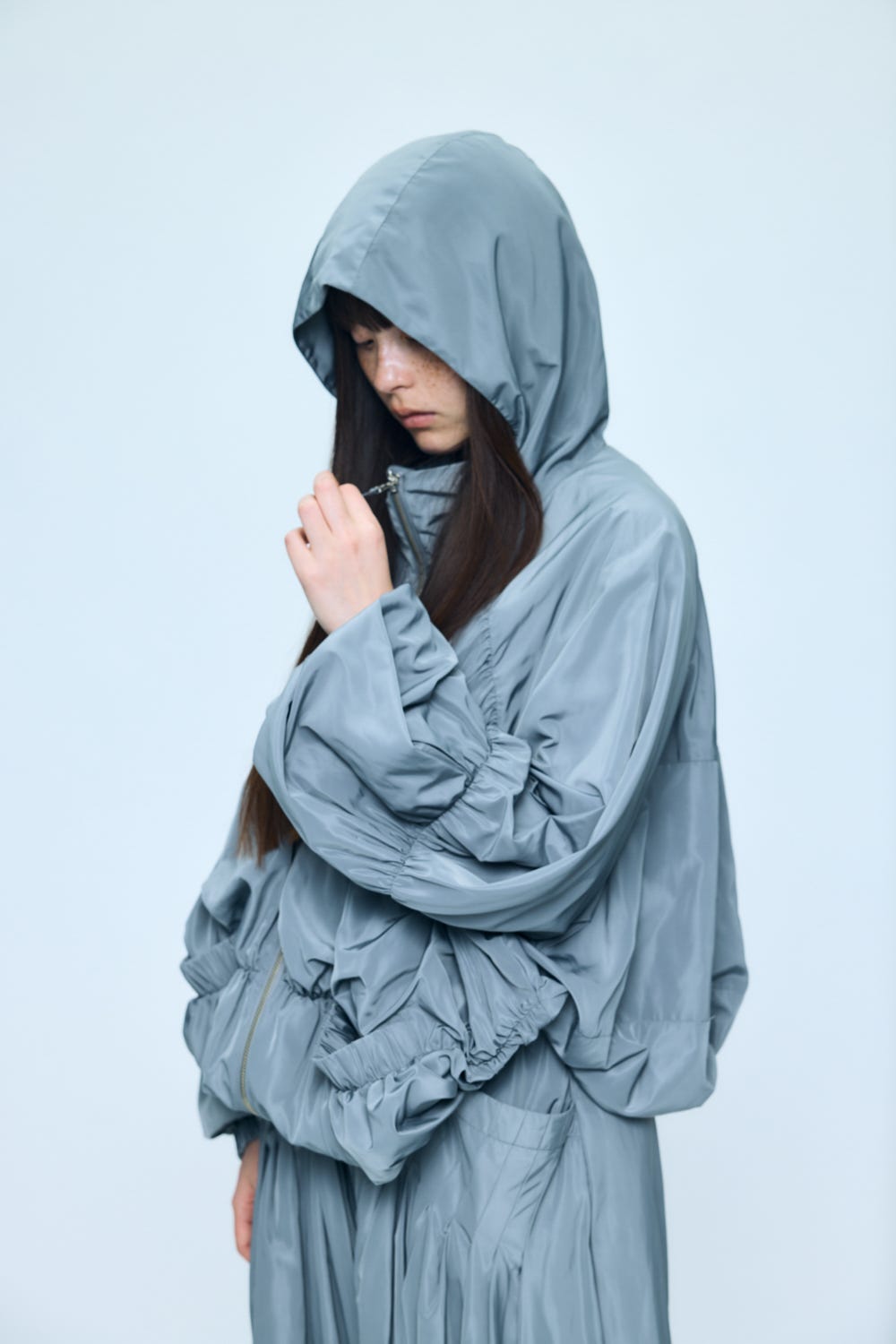 RAIN-CLOUD BLOUSON GRY 36