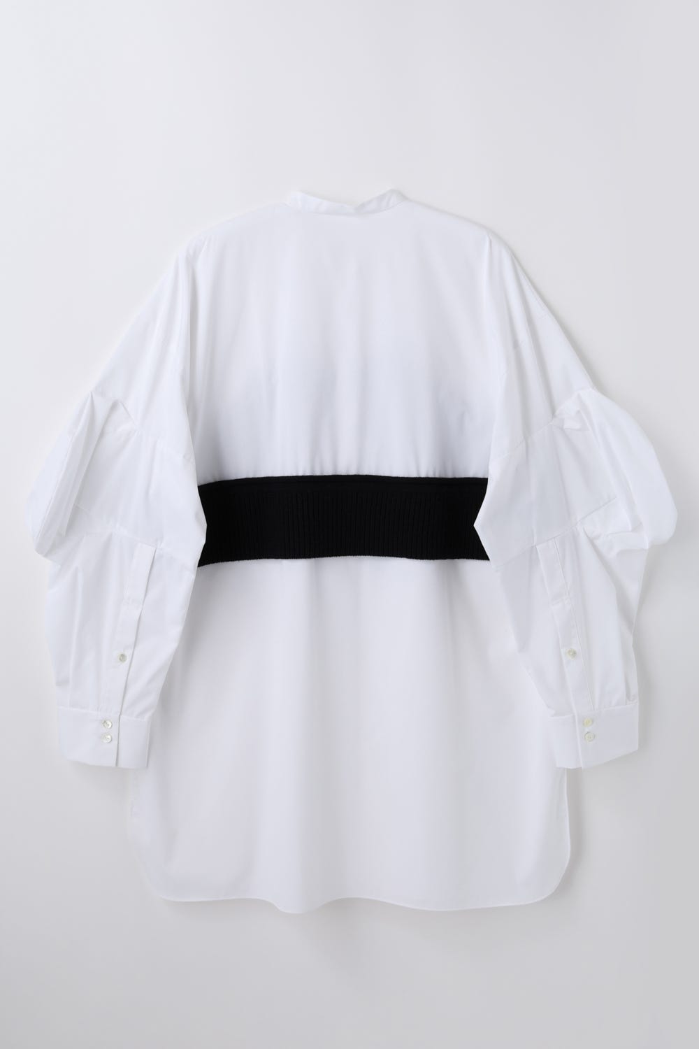 KNIT-DOCKING SHIRT WHT 38