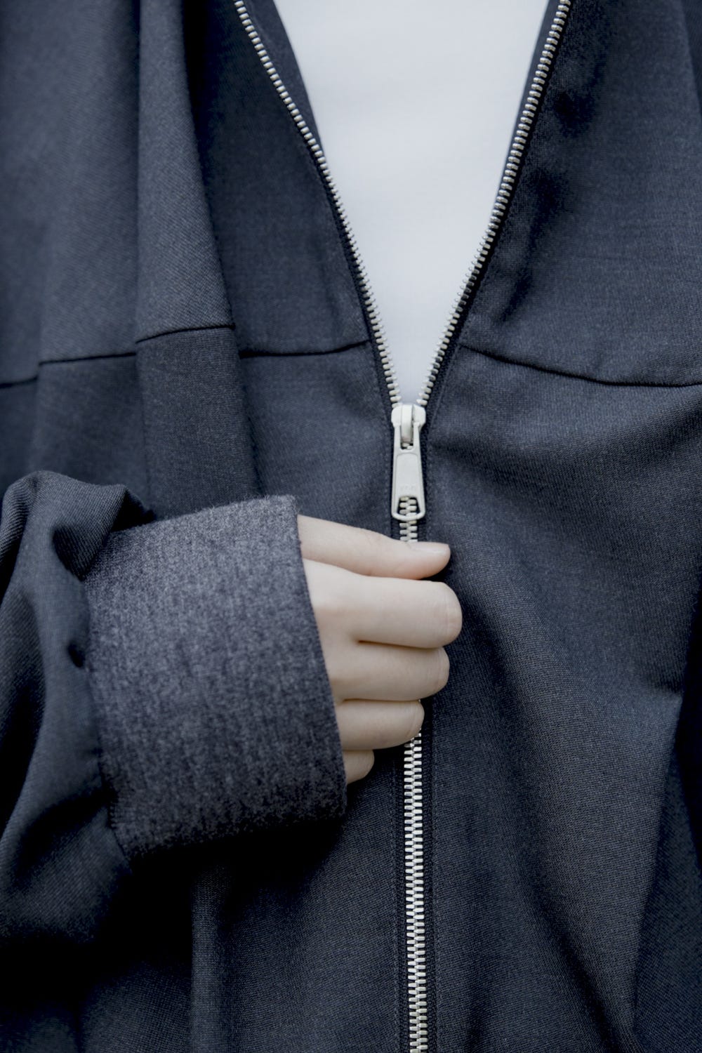 STTRUCTURED HOODIE C.GRY 38