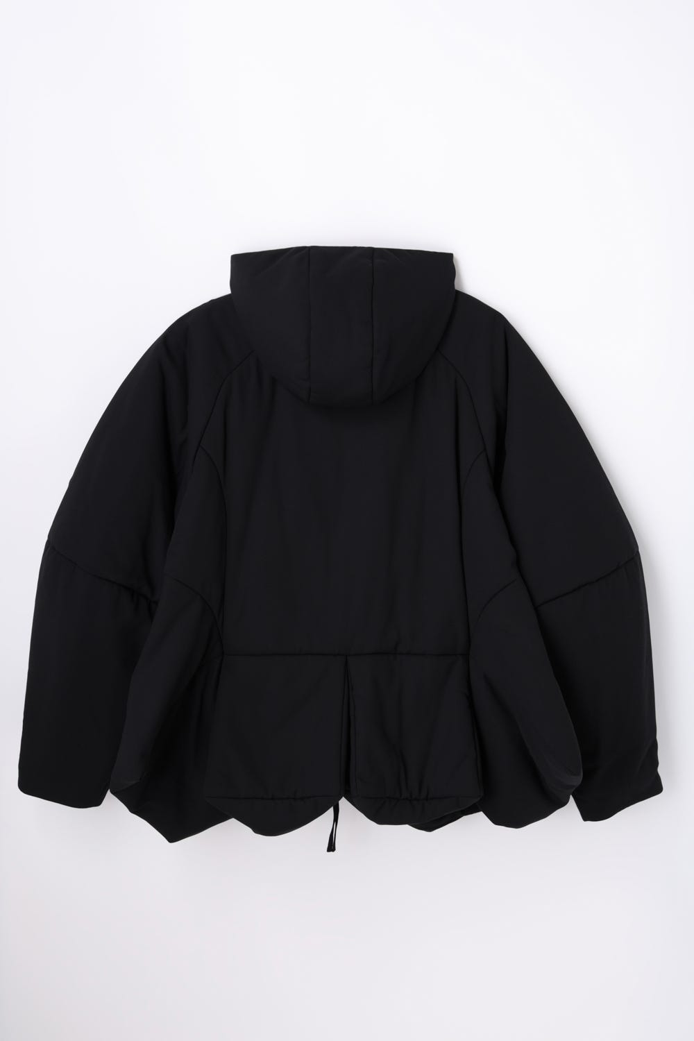 SOLID-HEM COAT BLK 38
