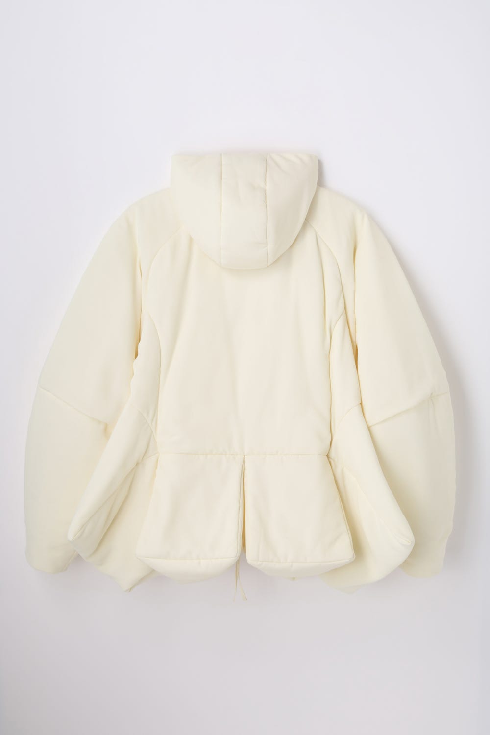 SOLID-HEM COAT M/WHT 38