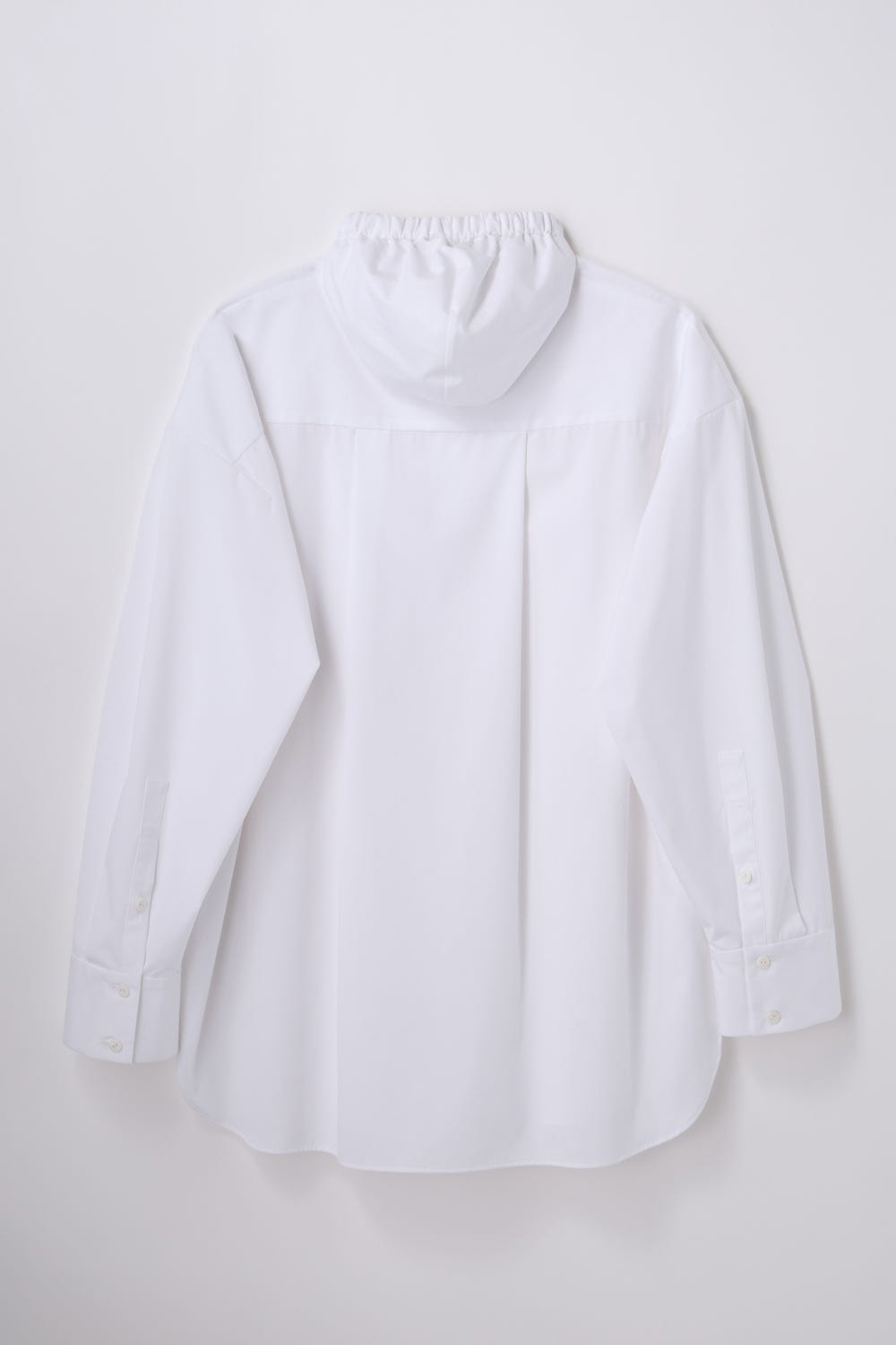 HOODED SHIRT WHT 38