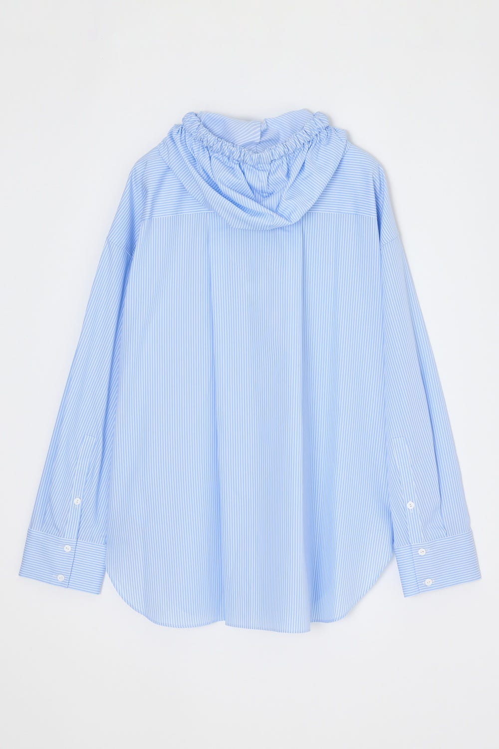 HOODED SHIRT L/BLU 38