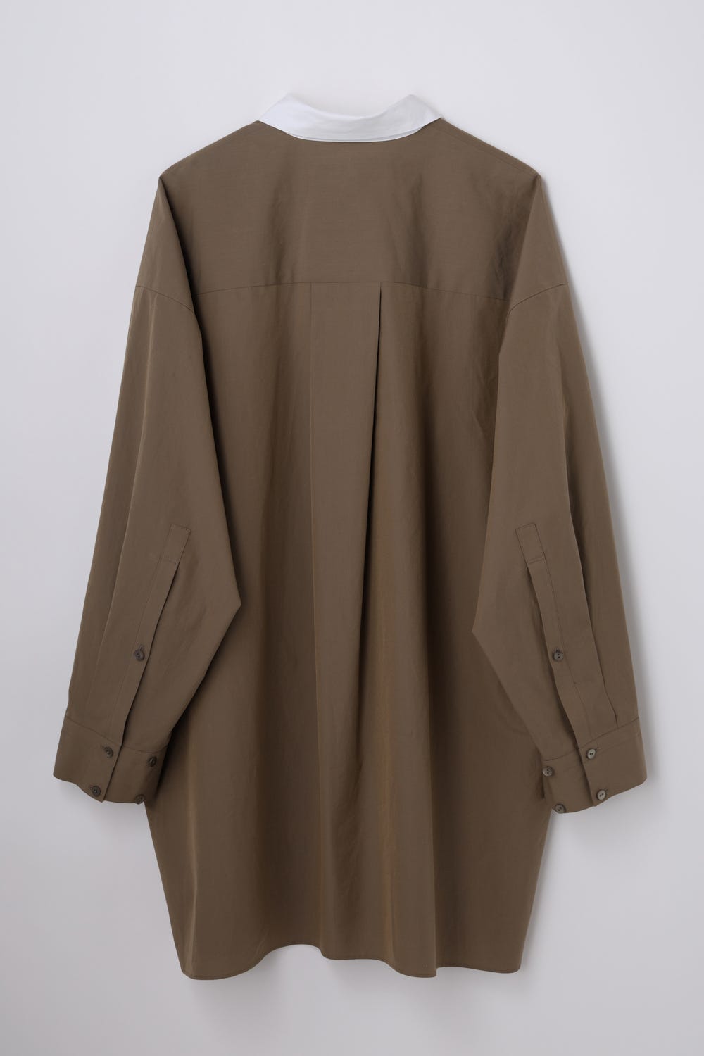 TWO-WAY-NECK SHIRT M/BRN 38