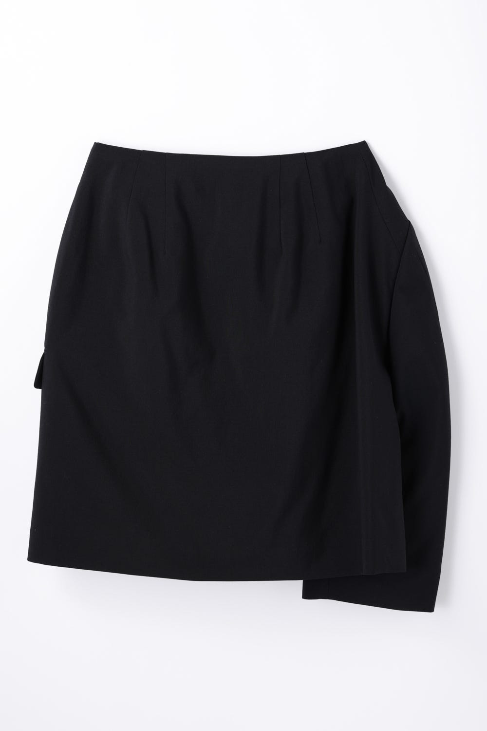 TAILORED MINI-SKIRT BLK 38