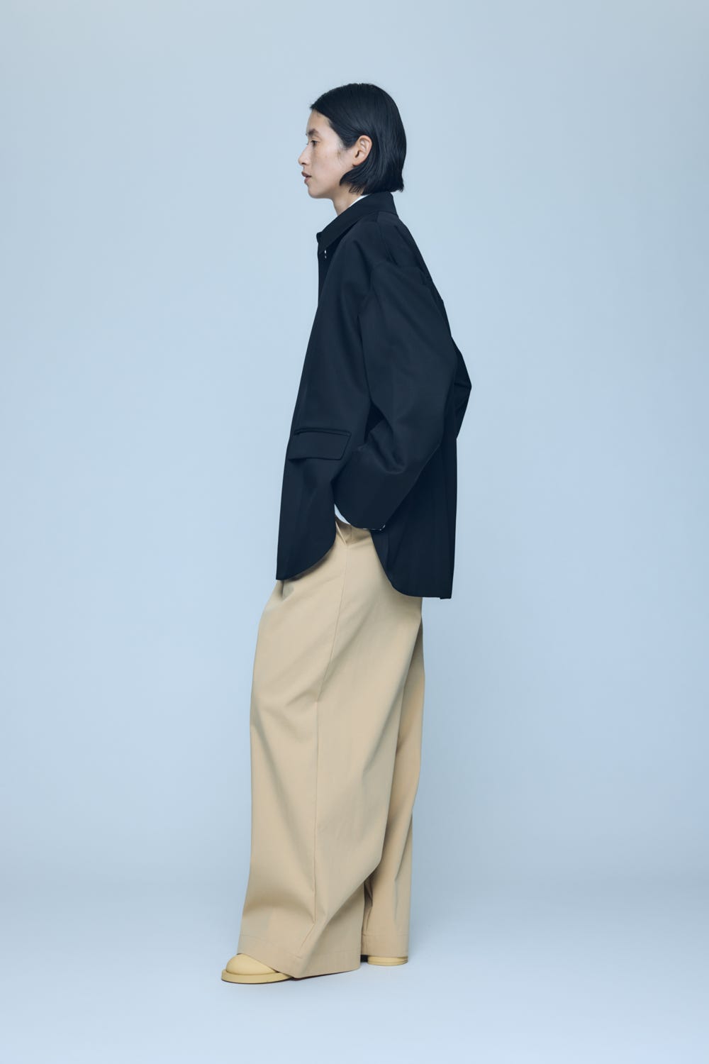 BELT CHINO TROUSERS BEG 36