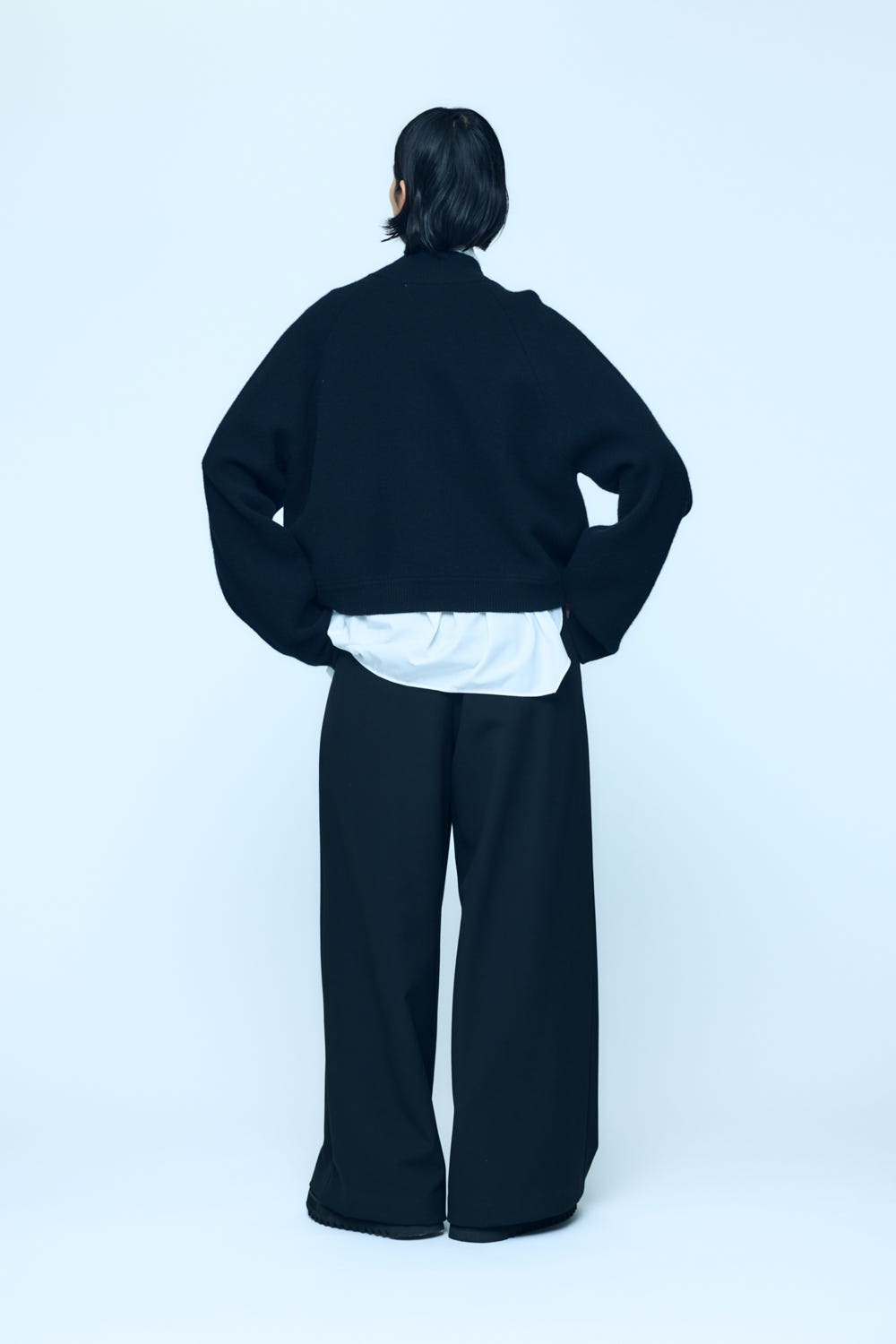 35 WIDE PANTS BLK 36