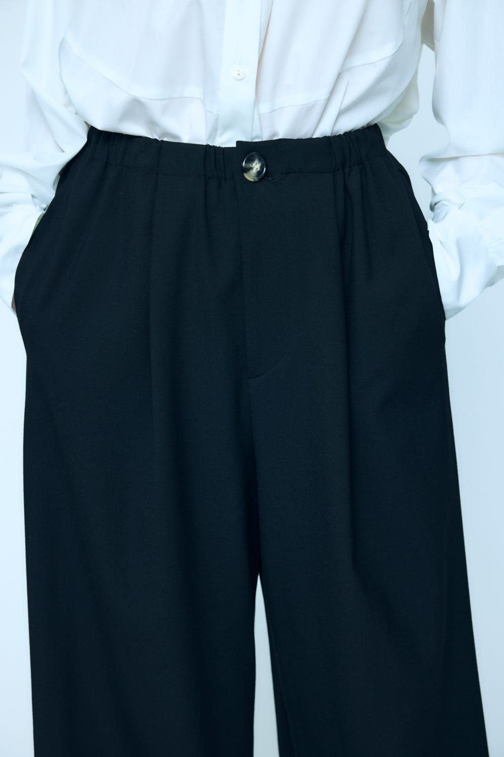 35 WIDE PANTS BLK 36