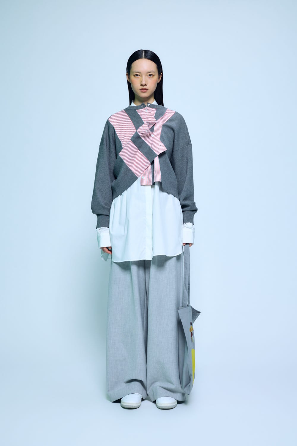 35 WIDE PANTS T.GRY 38