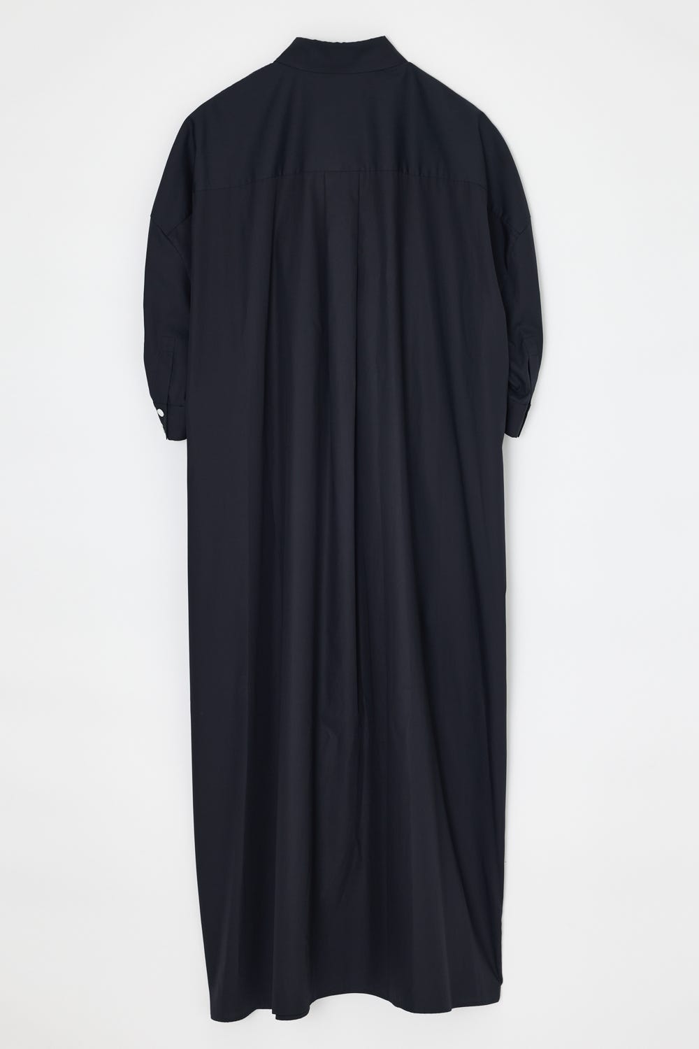 HARF-SLEEVE SHIRT DRESS BLK 36